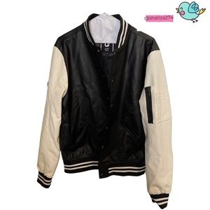 Fried Denim Varsity Jacket